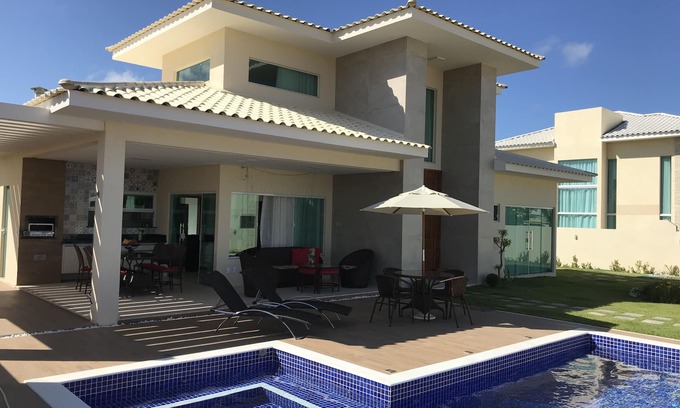 Barra do Jacuipe Casa | Moderna Casa en Barra do Jacuípe a 180m de la playa