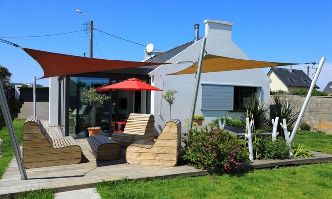 Landeda Chalet De Esquí | Modern house on the dunes of Sainte Marguerite with optional SPA SPA