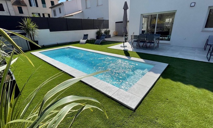Nans-les-Pins Casa | MODERN HOUSE WITH POOL