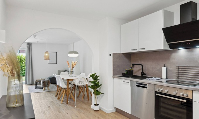 Westerdeichstrich Apartamento | Modern KüstenHygge 1 with garden & parking space