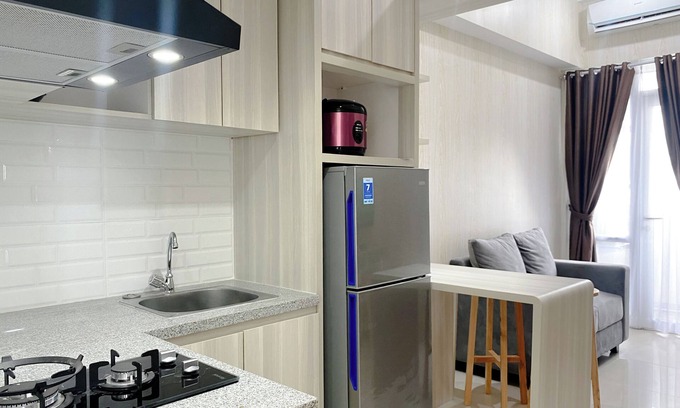 Cikarang Apartamento | Modern Look And Restful 2Br Vasanta Innopark Apartment