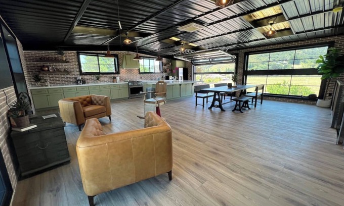 San Luis Obispo Casa | Modern Luxe Barn Loft with Hot Tub in Wine Country