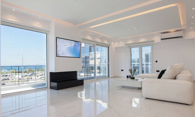 Alimos Apartamento | Modern Luxury Athens Riviera w Sea View