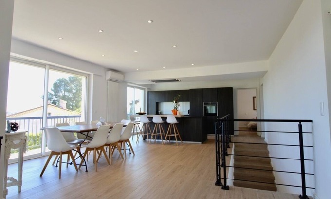 La Colle-sur-Loup Casa | Villa de lujo moderna con vistas panorámicas