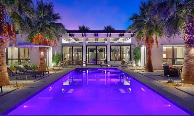 The Mesa Casa | 'Modern Mesa' 1/2 Acre Palm Springs Estate