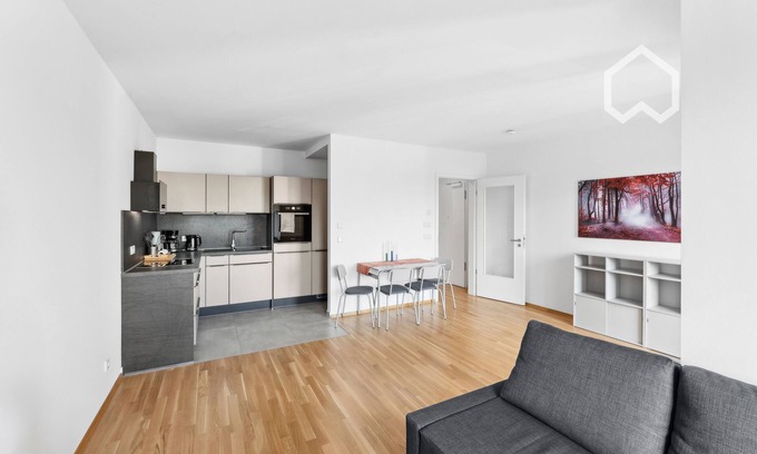 Zwenkau Apartamento | Modern new-build apartment with balcony - living in Zwenkau