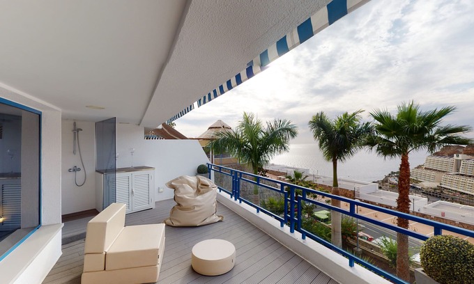 Taurito Apartamento | Modern, newly renovated apartment with large terrace and sea view.