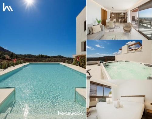 Istan Apartamento | Modern penthouse with two terraces, jacuzzi and sea, lake and mountain views, in Almazara Hills