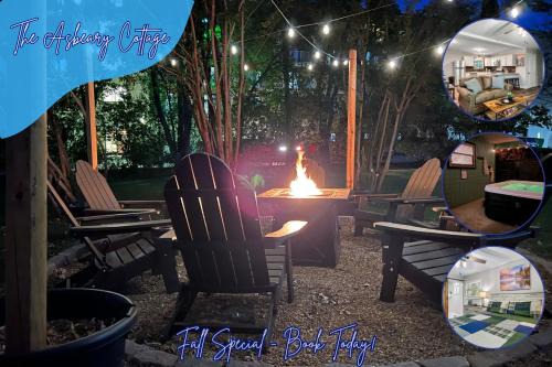 Pigeon Forge Casa | Modern Pigeon Forge Gem Near Dollywood, Gatlinburg & Smokies - 2 Mins to Pkwy & Strip, Hot Tub, Fire Pit, Cable, Hi-Speed WiFi