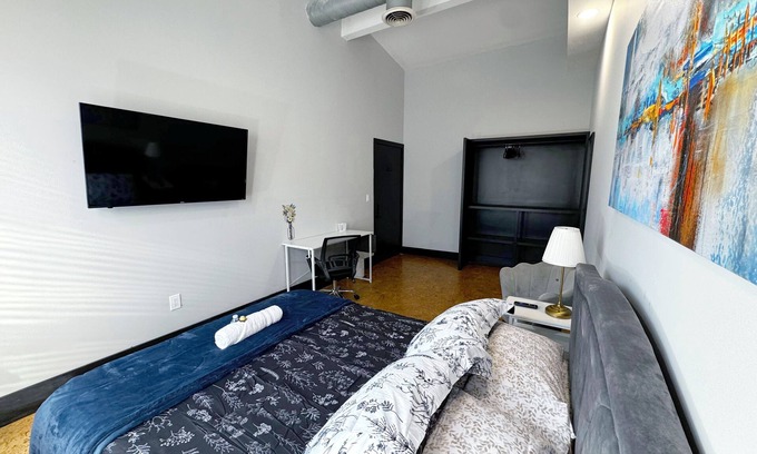 Englewood Apartamento | Modern Private Blue Room Near to NY