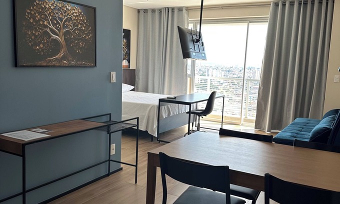 Osasco Apartamento | Modern studio with amazing view and garage