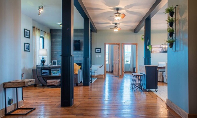Portsmouth Apartamento | River City Loft-Unidad-Baño en la habitacion