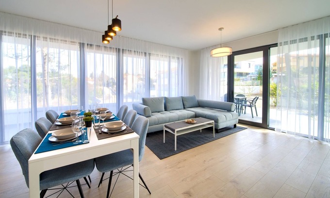 Milcetici Apartamento | Modern vacation apartment in Malinska with a covered terrace