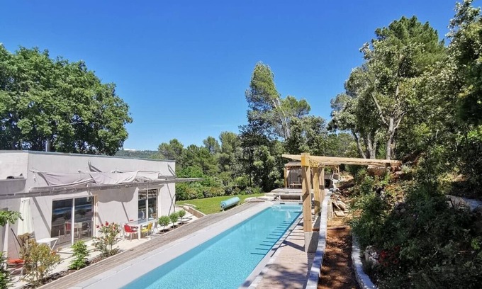 Salernes Villa | Modern villa with 25m pool near the Verdon gorges