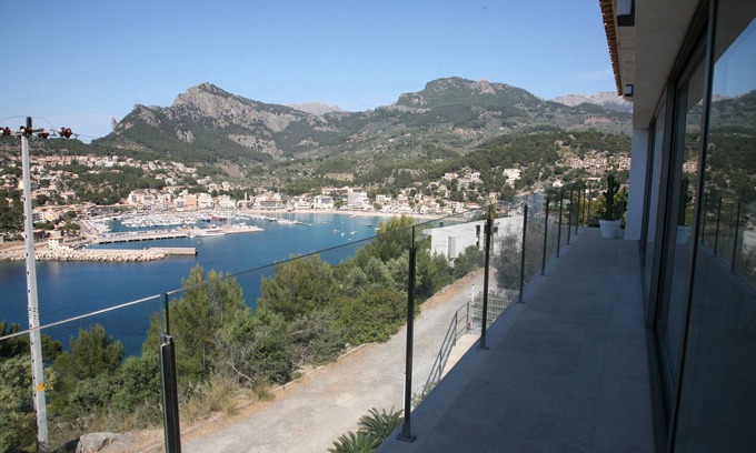 Soller Villa | Villa moderna con piscina y vistas al mar.