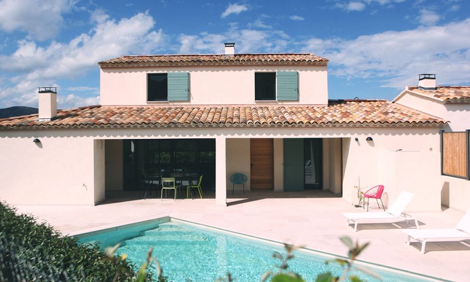 Malaucene Villa | VILLA MODERNA CON PISCINA PRIVADA EN EL PIE DE Mt VENTOUX - personas 1O
