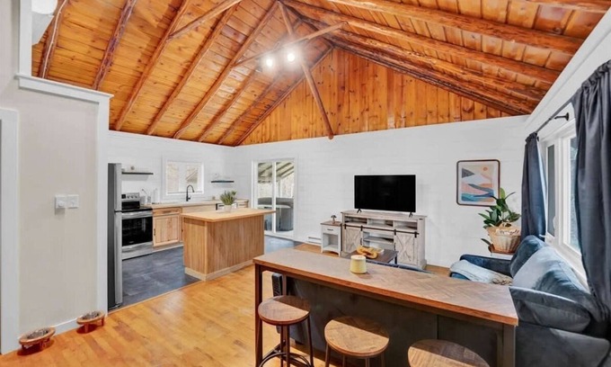 Pocohanna Cabin Colony Casa | Modern Wilderness Cabin | BBQ - Firepit - Hot Tub