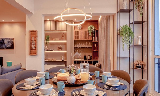 Vila Inglesa Apartamento | Moderna cobertura duplex com 4 suítes em condomínio com lazer completo - Campos do Jordão