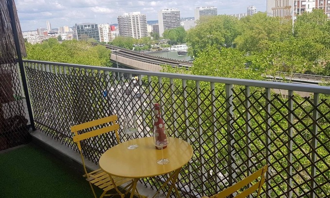 Clichy Apartamento | Moderne 3 Pièces vue sur Seine