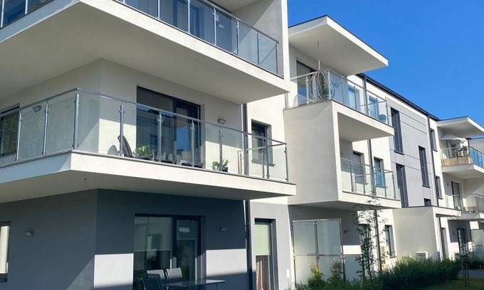 Sztutowo Apartamento | Moderne Seniorenger. Fewo an der Polnischen Ostsee / Neubau / Top Ausstattung