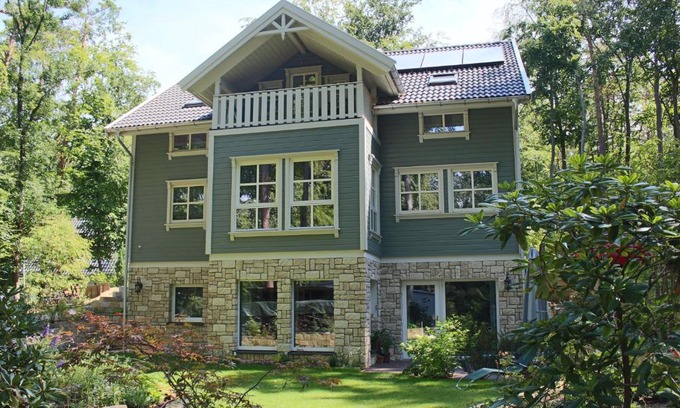 Schwielowsee Apartamento | Moderne Wohnung im skandinavischen Stil am Waldrand