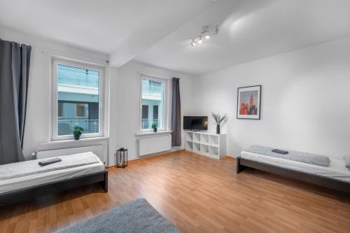 Celle Apartamento | Moderne Wohnung mit Badewanne und Küche