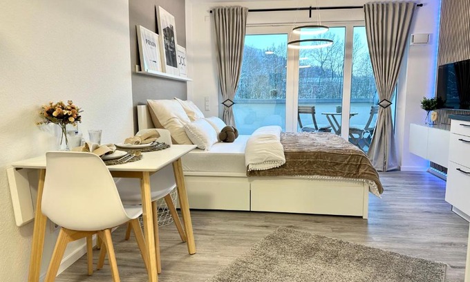 Hessental Apartamento | Modernes Apartment inkl. TG-Stellplatz in der Nähe zum Bahnhof - YUKA Apartments