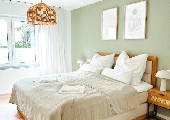 Rheinstetten Apartamento | Modernes Apartment 5 Min zur Messe Parkplatz