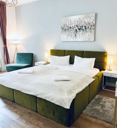 Strehlen Apartamento | Modernes City-Apartment mit großer Terrasse