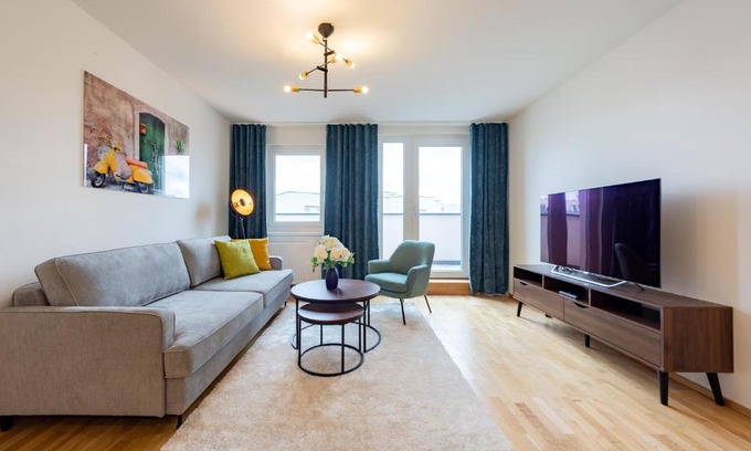 Simmering Apartamento | Modernes Stadtapartment mit Terrasse