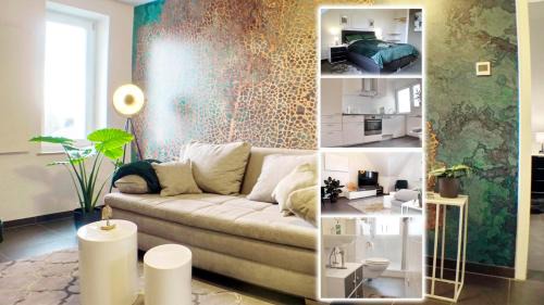 Troisdorf Apartamento | Modernes, zentrales Apartment in Troisdorf, Region Köln Bonn, 3 Etage, maximal für 4 Personen, Parkplatz & Netflix inklusive
