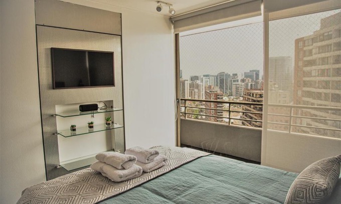 Apoquindo Apartamento | Moderno y Estiloso Excelente Ubicación, Las Condes