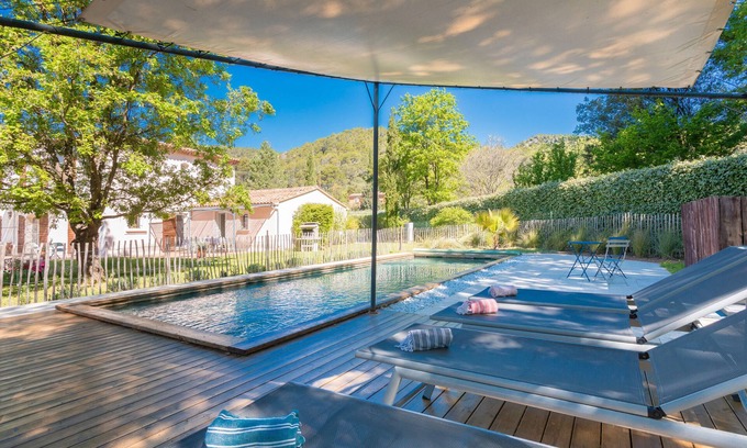 Salernes Casa | Mon Gîte en Provence - Fantástica villa con piscina privada en la verde Provenza y piano de cola