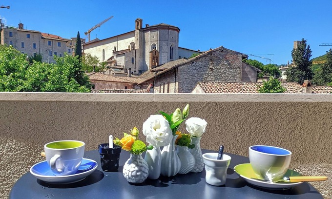 Spoleto Apartamento | Monastero del Palazzo Casa Vacanze, apartment with panoramic terrace