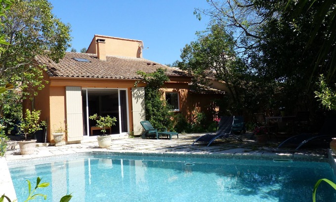 Aiguelongue Villa | Villa Montpellier con piscina a 10 minutos del centro de la ciudad a 8 km de la playa.