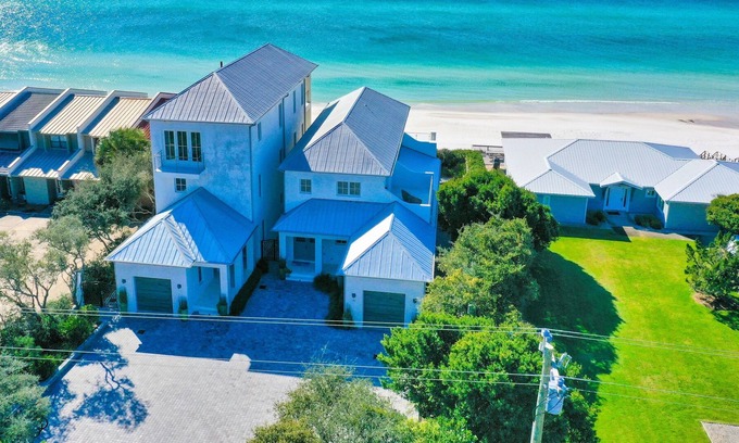 Seacrest Villa | Moonshadow & Stargazy - ¡Magnífica obra maestra de 10 dormitorios frente al golfo en 30A!