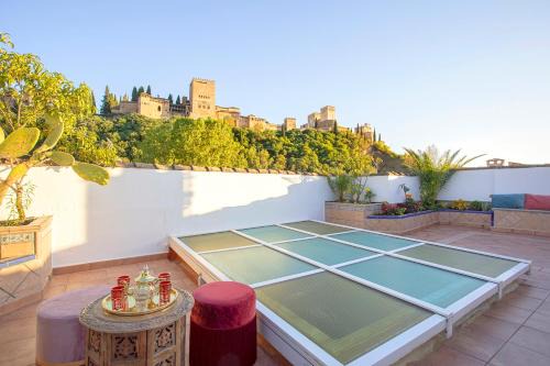 San Pedro Casa | Morayma House Terrace with views to Alhambra