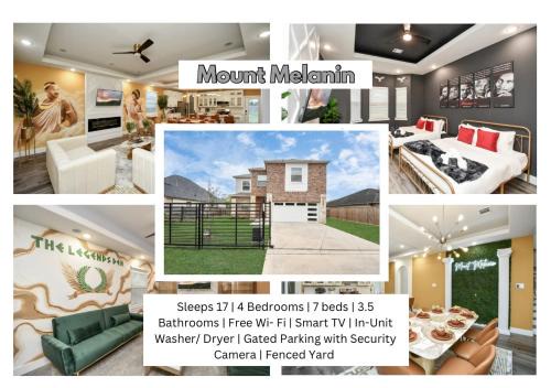 Southeast Houston Casa | Mount Melanin Spacious 4BD Home Sleeps 17 - Near NRG Stadium