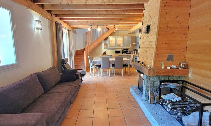 Saint-Michel-de-Chaillol Chalet De Esquí | Casa con jardín amplio en un entorno tranquilo, 3 habitaciones, ideal para vacaciones en la montaña