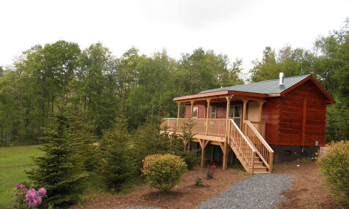 Spruce Pine Cabina | Cabina de la montaña para la Paz, Belleza y Alma Shine