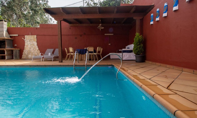 San Fernando Casa | Mountain Chalet with Sea Views & Pool