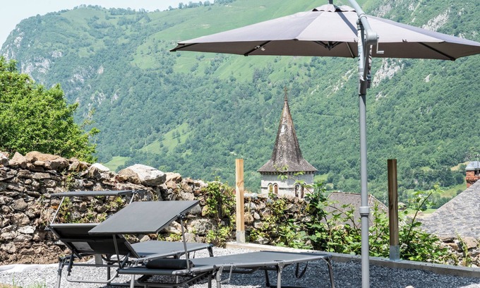 Gere-Belesten Casa | Casa de Montaña 'Au Milan D'Oré' – Vistas impresionantes, terraza privada y Wi-Fi en los Pirineos
