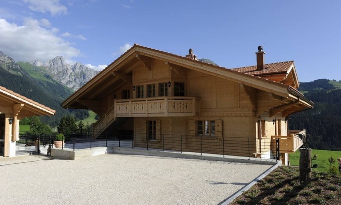 Chateau-d'Oex Chalet De Esquí | Mountain Top Chalet con fantásticas vistas