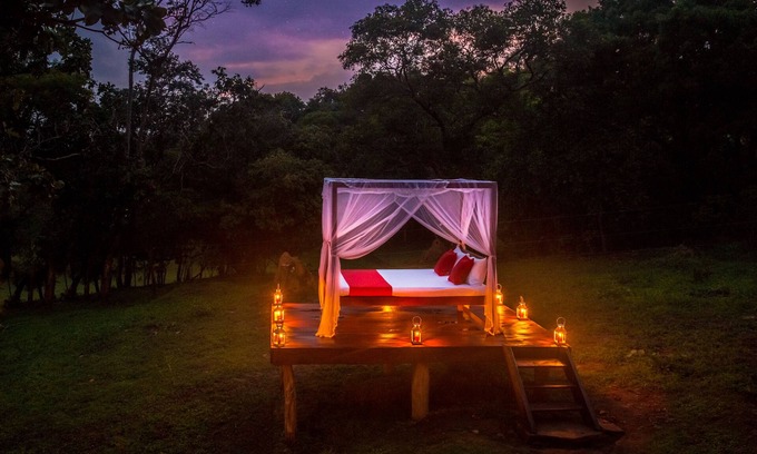 Imbulpe Chalet De Esquí | Mountain Top Glamping Tree House with a Star Bed