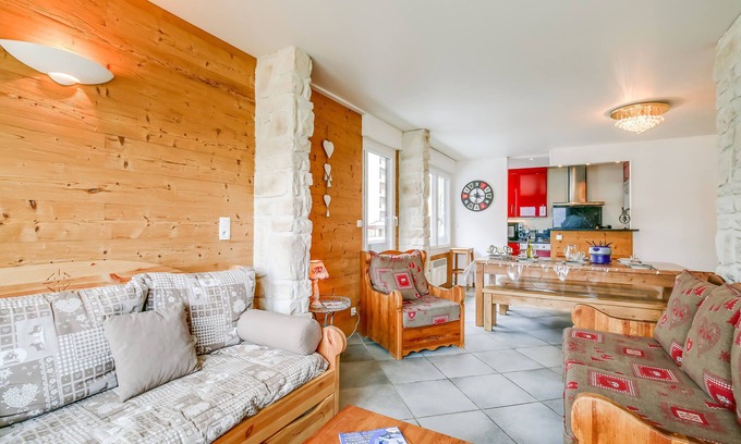 Tignes le Lac Apartamento | Apartamento tipo montaña para 6-8 personas al pie de las pistas