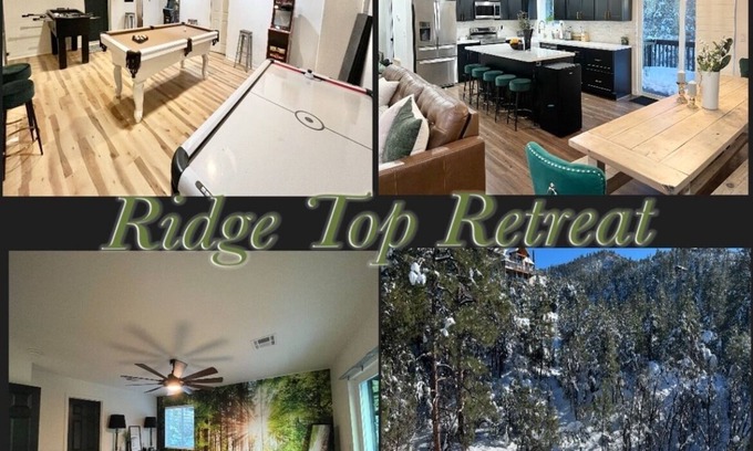 Oak Knoll Village Casa | Mountain View, 5-BR Estate-Jacuzzi-Game Room, <8 Min DT-Private Forested