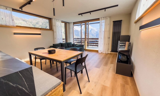 Brusson Apartamento | Mountain View Design Flat - 2 bedrooms - 2 bathroom - Panoramic terrace