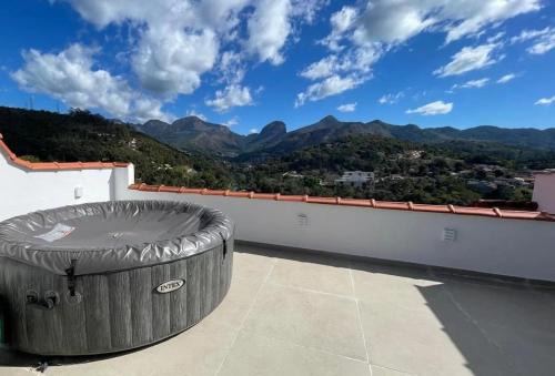 Teresopolis Casa | Vista a las montañas, chimenea y hidromasaje