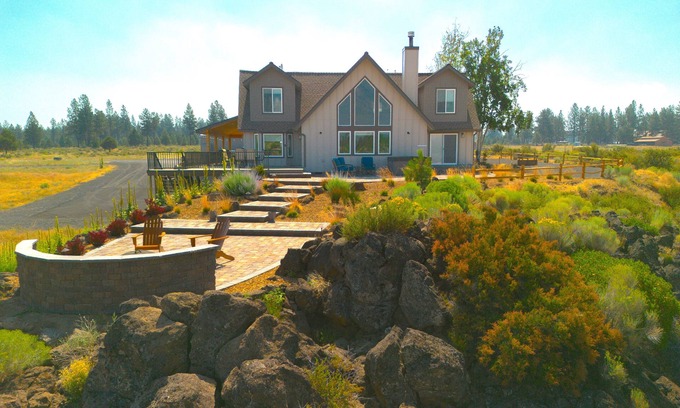 Deschutes River Woods Casa | Mountain View Retreat on 10 Private Acres, Minutes from all things Bend!