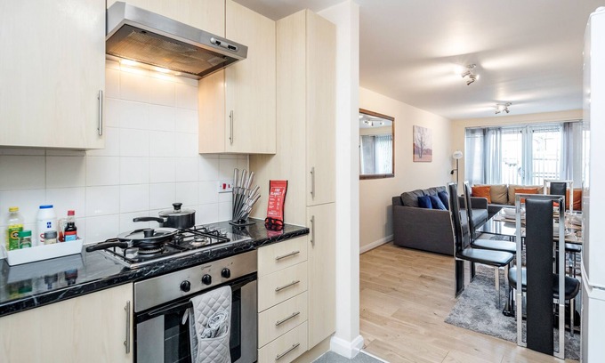 Watford Apartamento | Apartamento-Negocios-Baño Privado-Patio-14RC